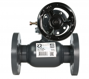 Кран шаровой FF DN125 PN25 WG (фланцевый, с редуктором, стандартный проход) Ридан RJIP Premium 065N0346R