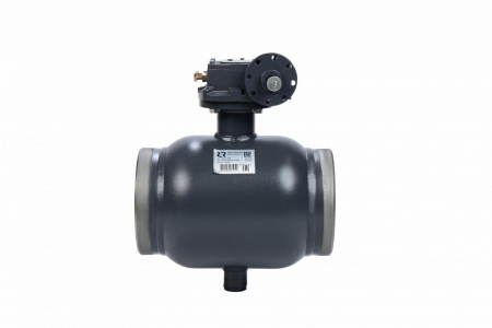 Кран шаровой WW DN500 PN25 WG (приварной, с редуктором, стандартный проход) Ридан RJIP Premium 065N0181GR