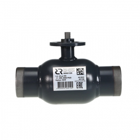 Кран шаровой WW DN65 PN25 (приварной, под привод, стандартный проход) Ридан RJIP Premium 065N0132R