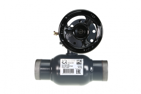 Кран шаровой WW DN80 PN25 WG (приварной, с редуктором, стандартный проход) Ридан RJIP Premium 065N0136R