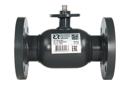 Кран шаровой FF DN65 PN25 GF (фланцевый, под привод, стандартный проход) Ридан RJIP Premium 065N0332R